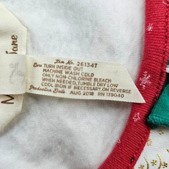 Matilda Jane Yuletide Memories Holiday Tunic Top Size 6 - Picture 6 of 6